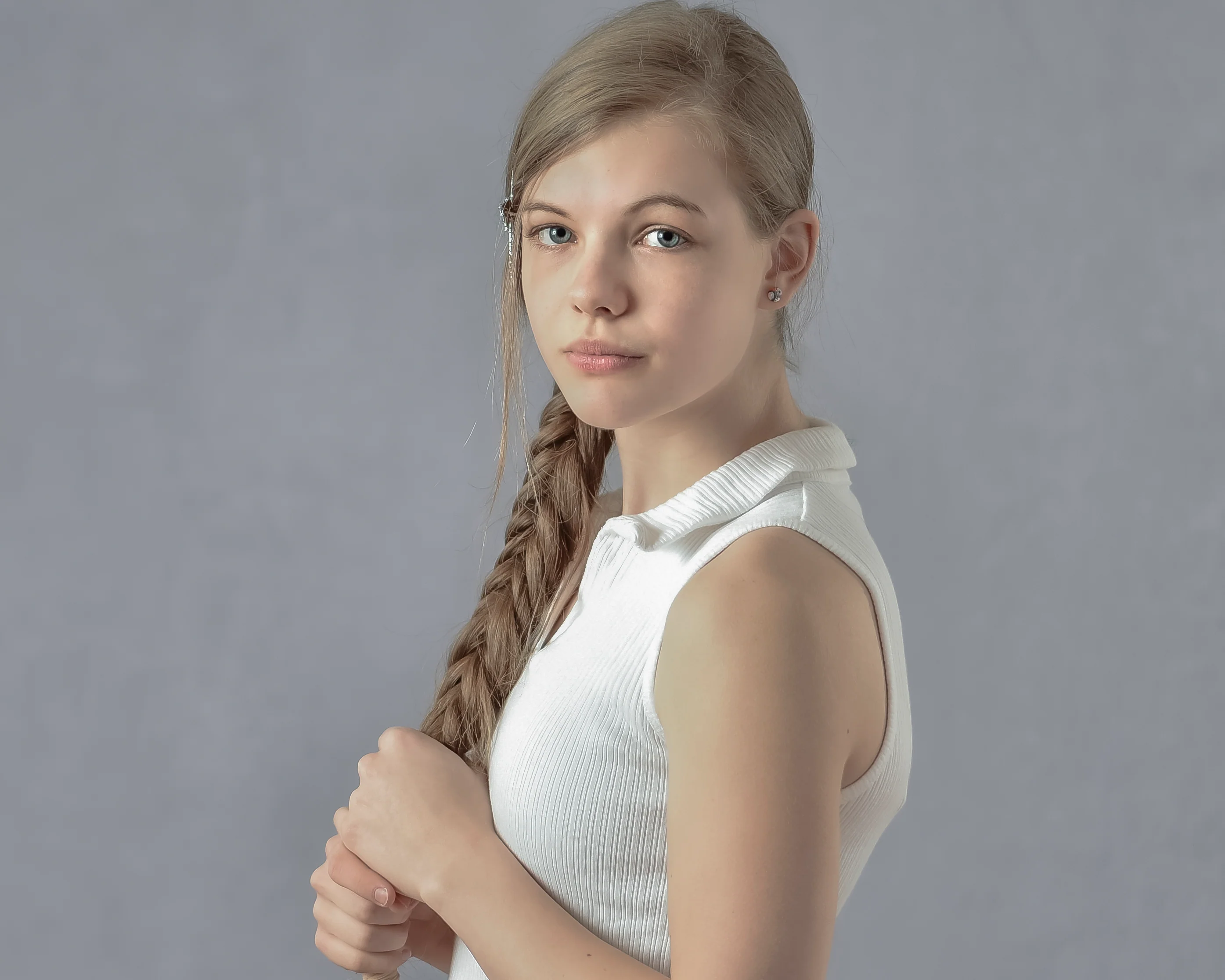 Kate Light Grey Abstract Texture Backdrop for Photography - Image 3