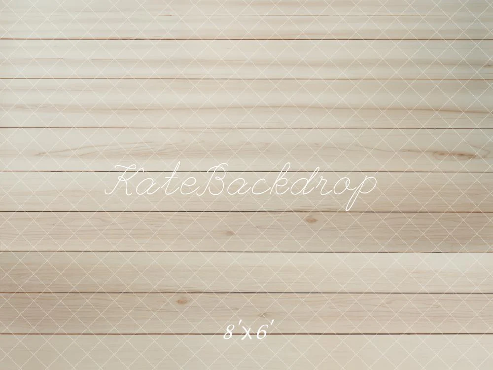 Kate Light Wood Plank Texture Floor Backdrop Designed by Kate Image - Image 3