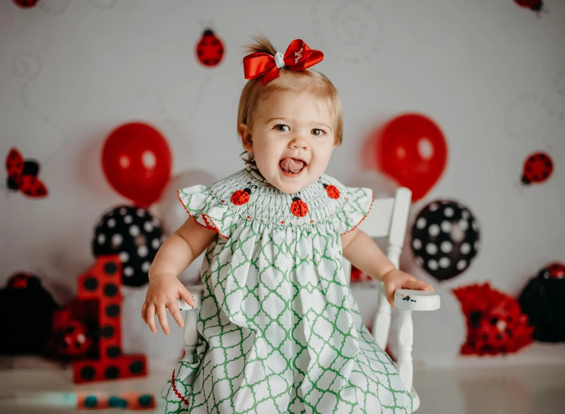 Kate Little Lady Bug Birthday Children Backdrop Designed By Mandy Ringe Photography - Image 3