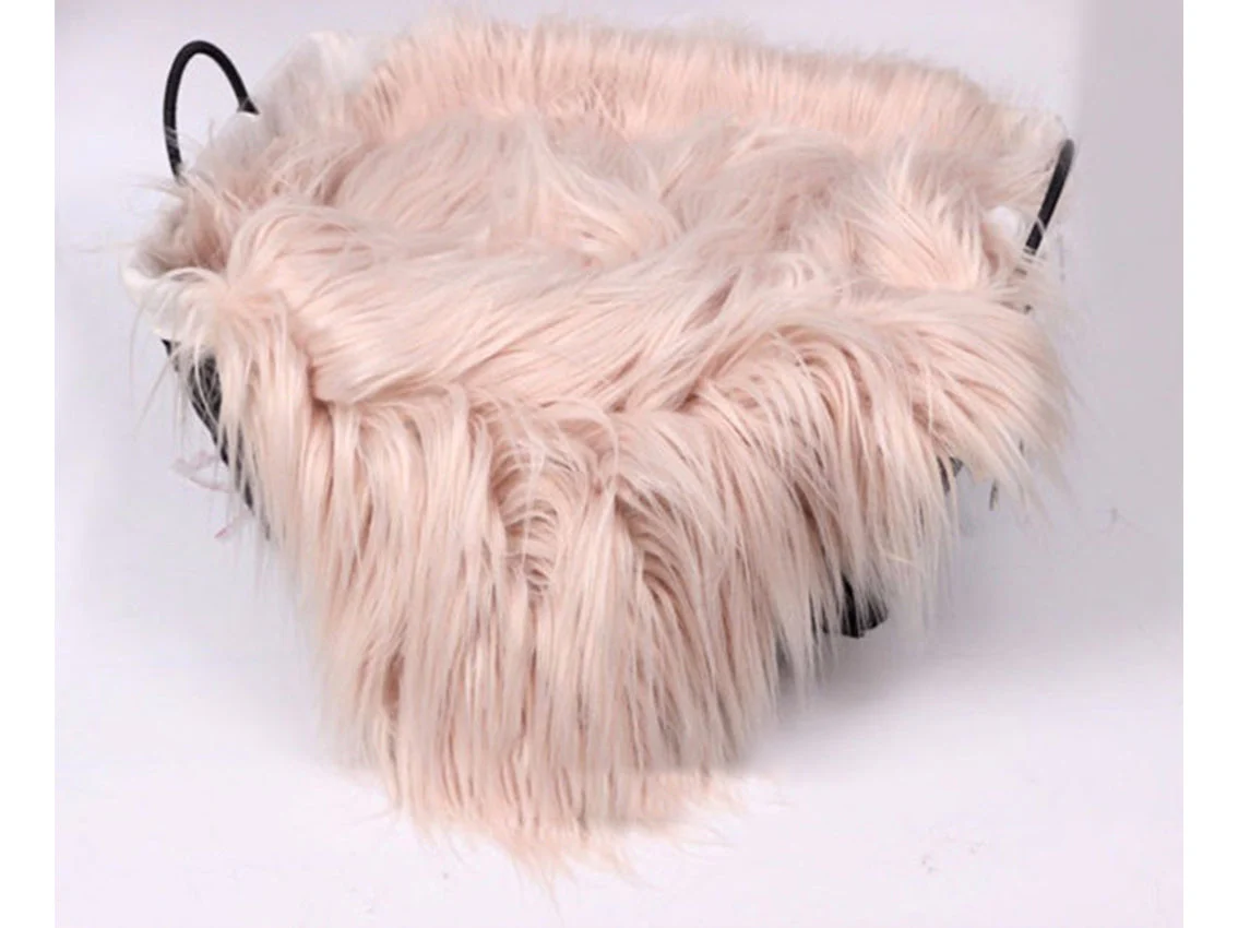 Kate Long Plush Faux Fur Blanket for Newborn Photography - Image 4