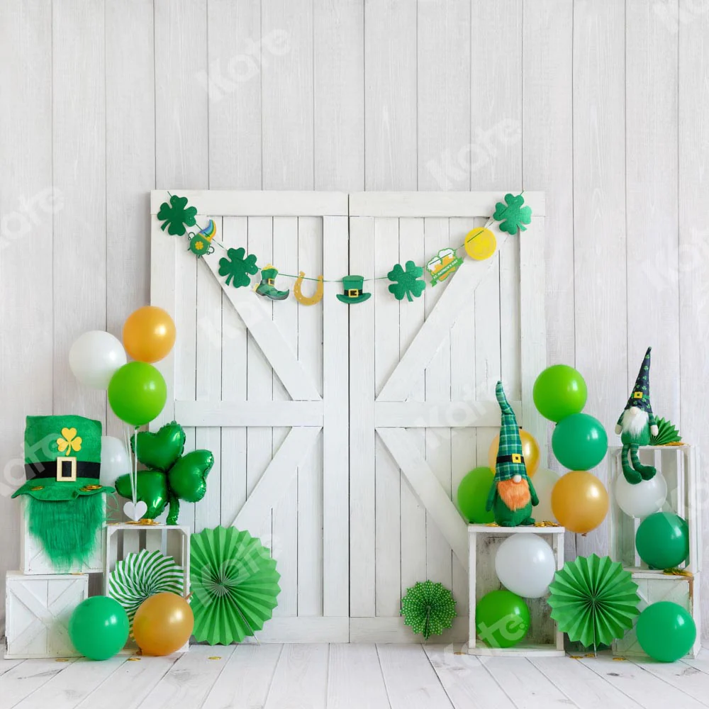Kate Lucky St. Patrick's Day Green Backdrop Designed by Emetselch - Image 2