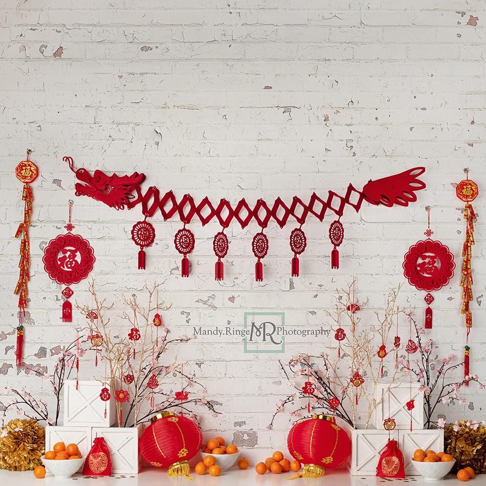 Kate Lunar Chinese New Year Backdrop Designed by Mandy Ringe Photography - Image 2