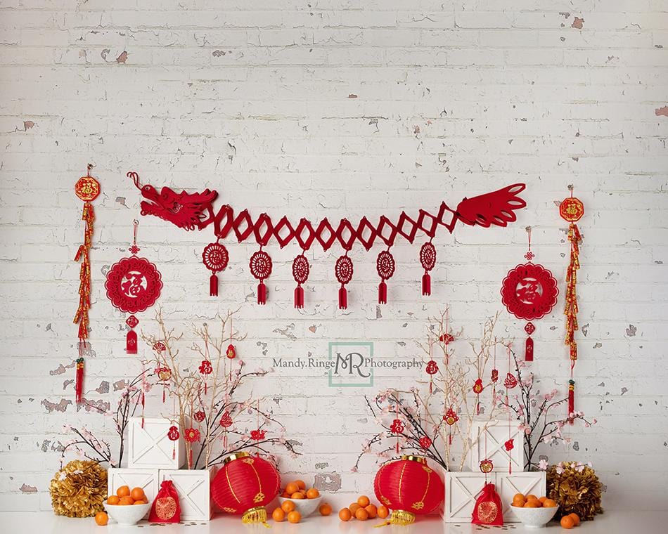 Kate Lunar Chinese New Year Backdrop Designed by Mandy Ringe Photography - Image 3