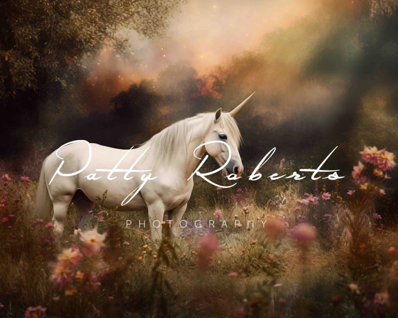 Kate Magic Unicorn Backdrop Designed by Patty Robert - Image 2