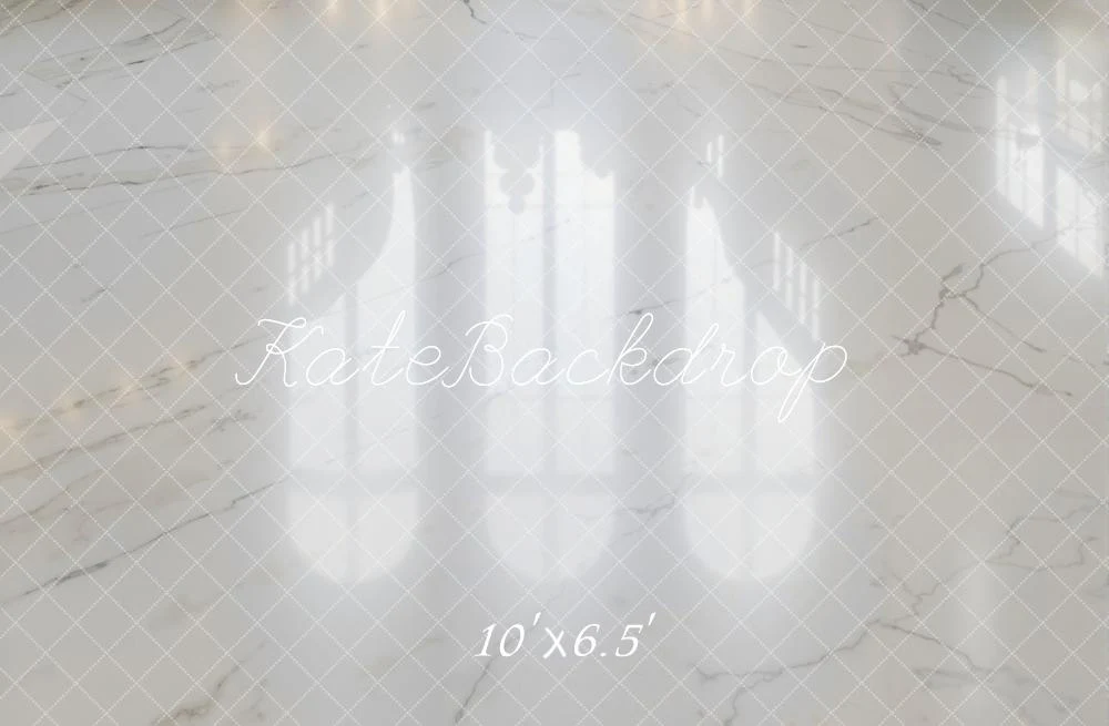 Kate Marble Floor Reflection Fleece Backdrop Designed by Kate Image - Image 2