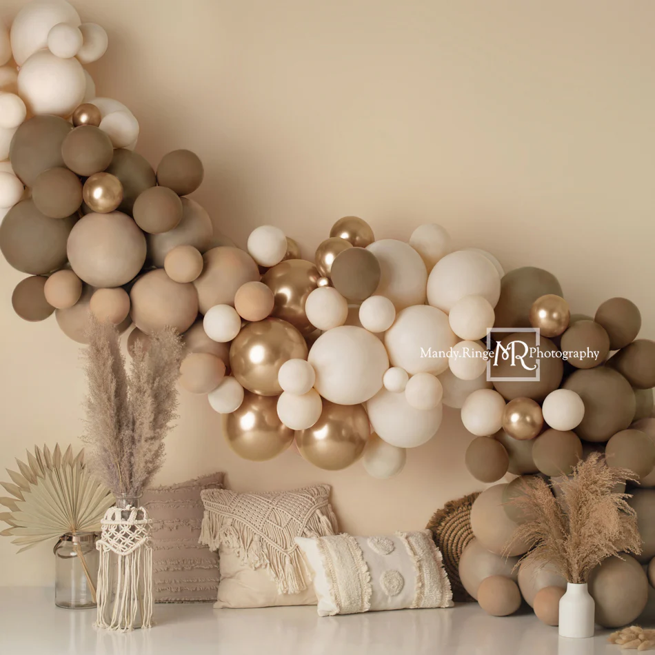 Kate Matte Boho Balloons Pillows Backdrop Designed by Mandy Ringe Photography - Image 3