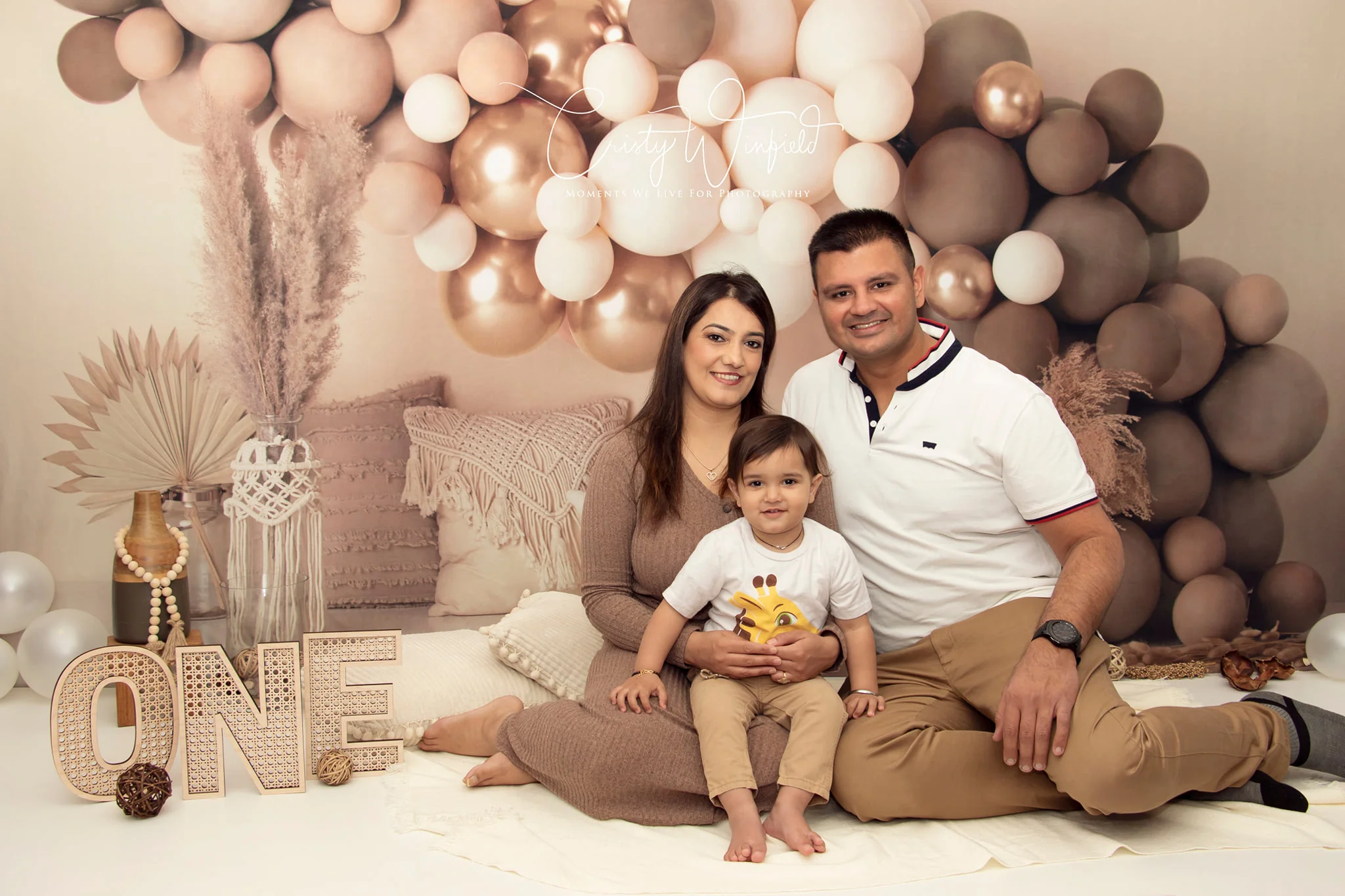 Kate Matte Boho Balloons Pillows Backdrop Designed by Mandy Ringe Photography - Image 5