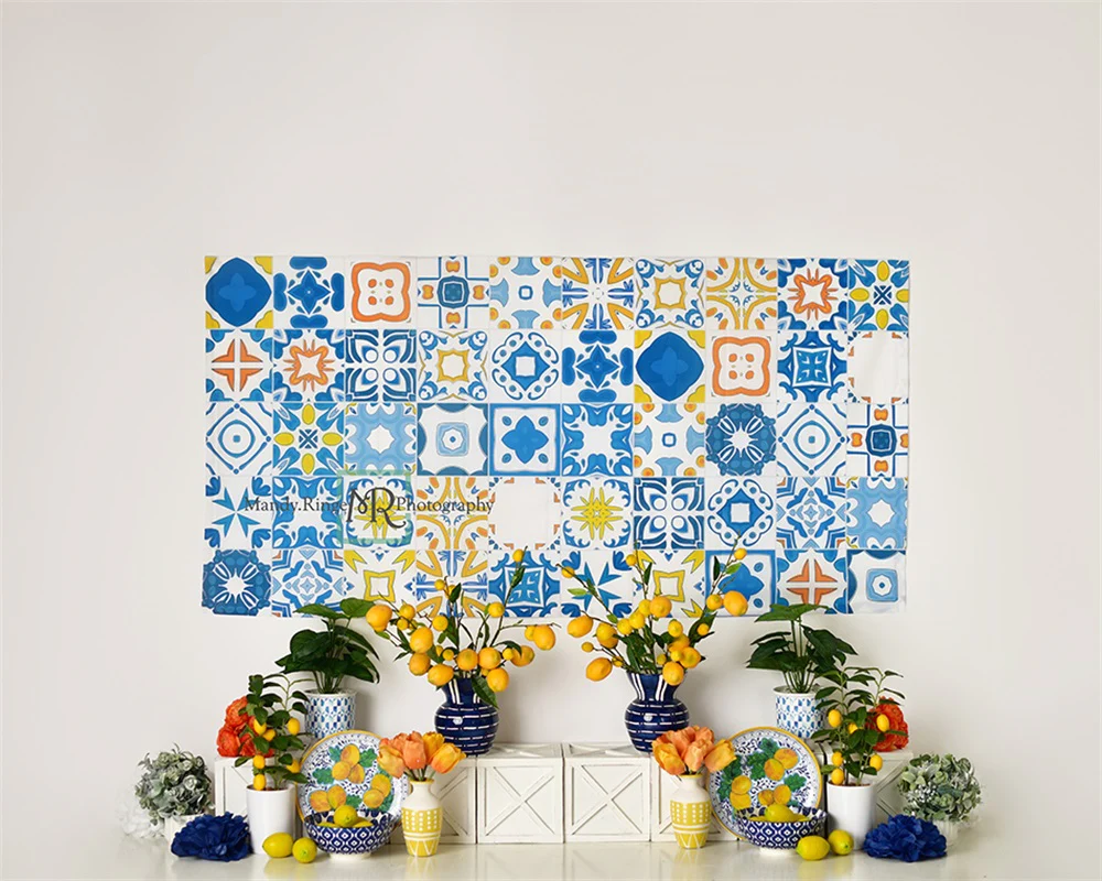 Kate Mediterranean Summer Backdrop Designed by Mandy Ringe Photography - Image 4