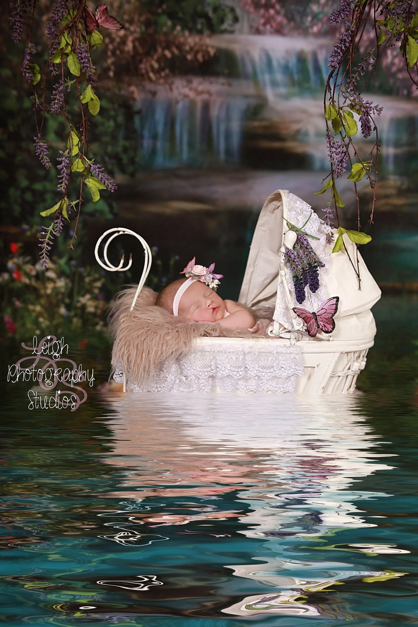 Kate Mermaid Stream Water Spring Backdrop - Image 10
