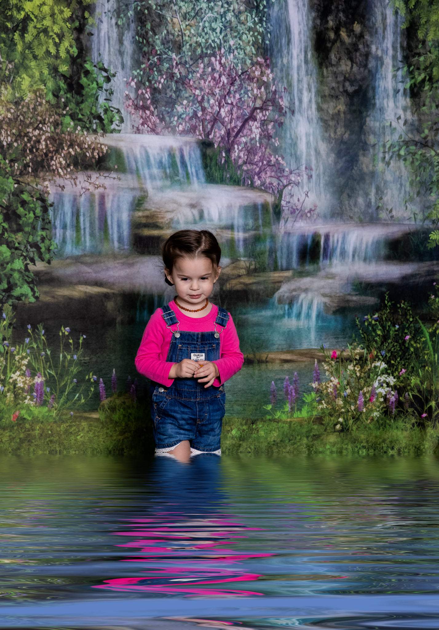 Kate Mermaid Stream Water Spring Backdrop - Image 11