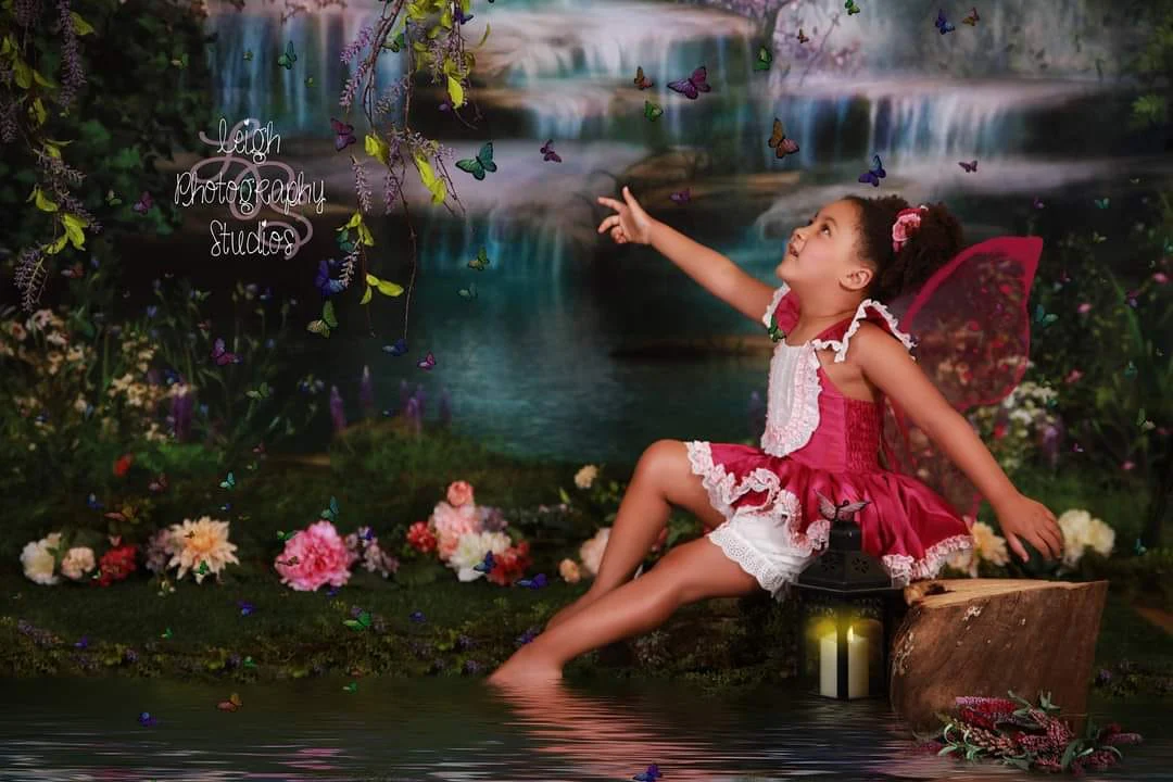 Kate Mermaid Stream Water Spring Backdrop - Image 12