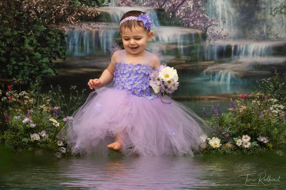 Kate Mermaid Stream Water Spring Backdrop - Image 13