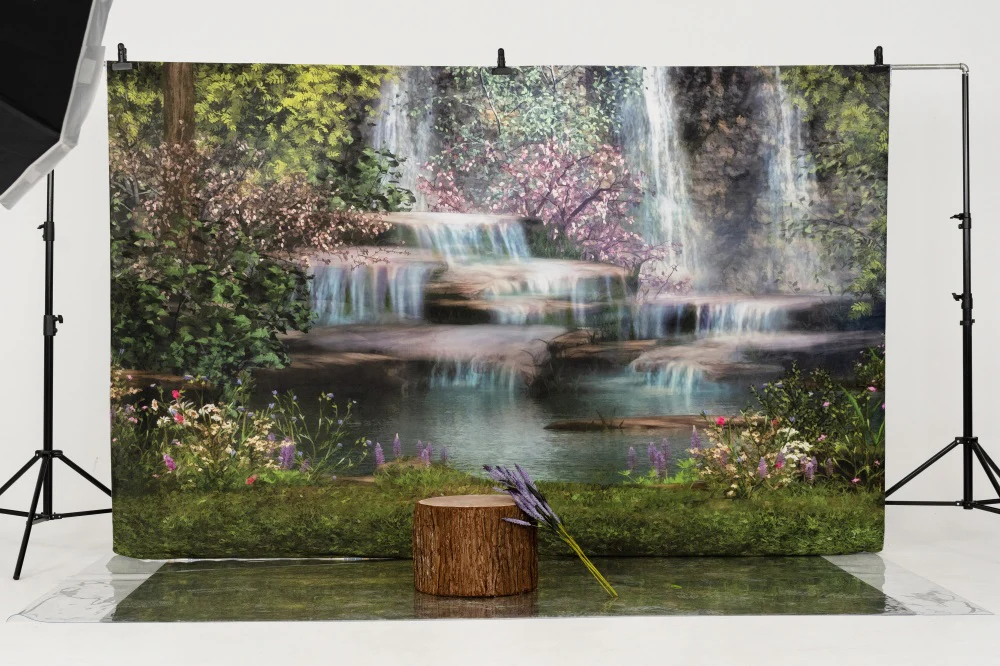 Kate Mermaid Stream Water Spring Backdrop - Image 5