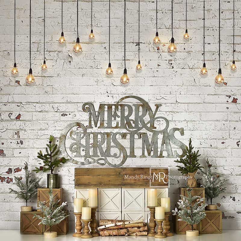 Kate Merry Farmhouse Christmas Backdrop Designed By Mandy Ringe Photography - Image 2