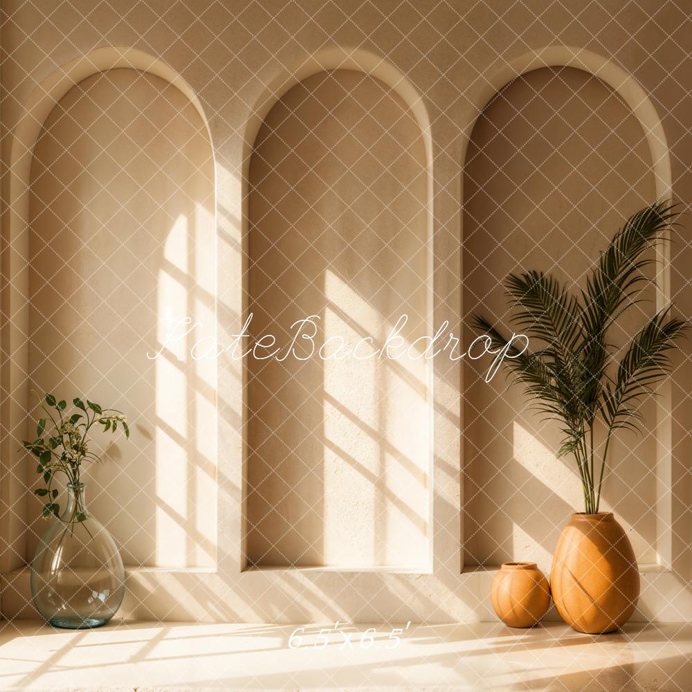 Kate Minimalism Boho Arch Plant Backdrop Designed by Emetselch - Image 2