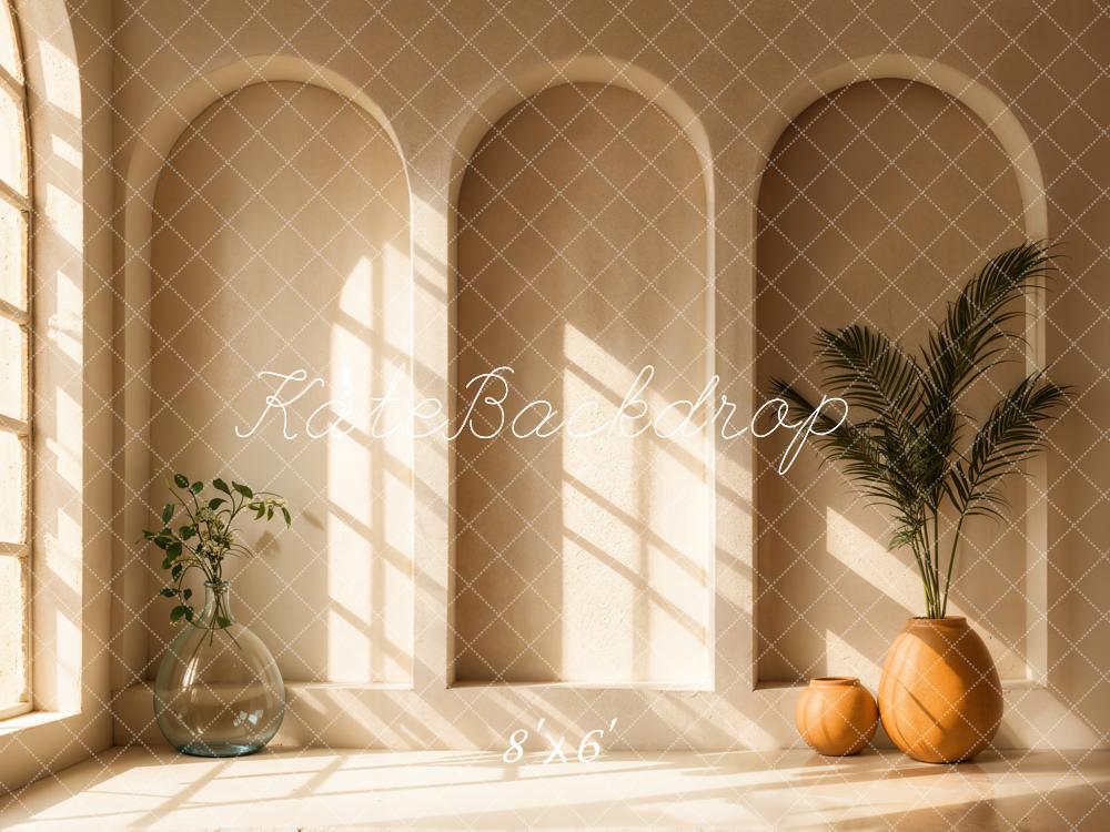 Kate Minimalism Boho Arch Plant Backdrop Designed by Emetselch - Image 3