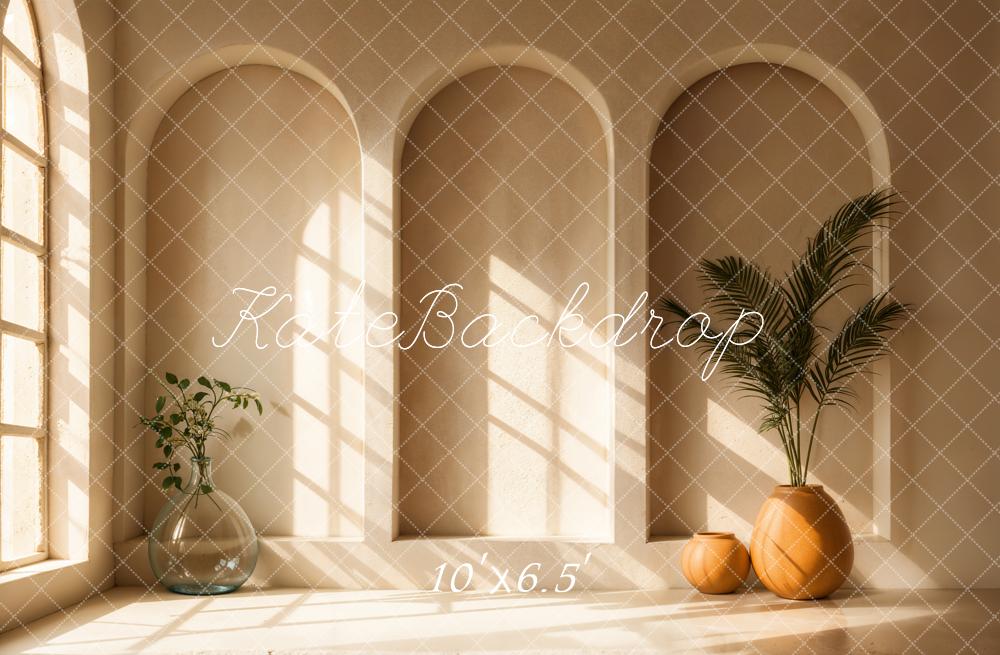 Kate Minimalism Boho Arch Plant Backdrop Designed by Emetselch - Image 4