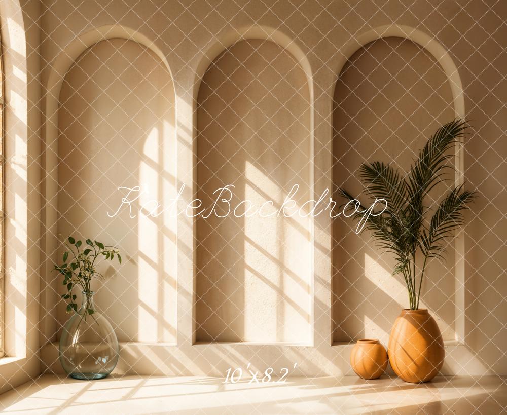 Kate Minimalism Boho Arch Plant Backdrop Designed by Emetselch - Image 5