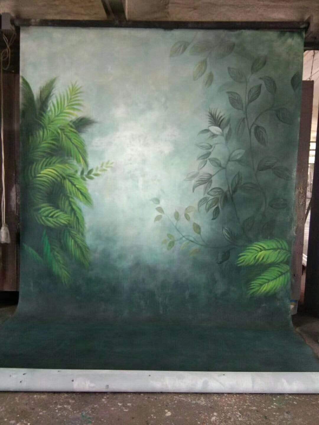Kate Misty jungle Spray Painted Backdrop - Image 2