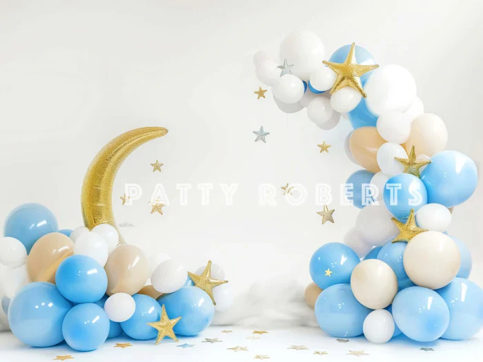 Kate Moon Balloons Cake Smash Backdrop Designed by Patty Robert - Image 4