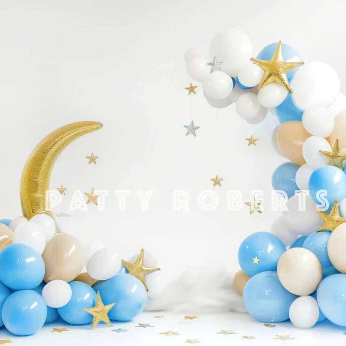 Kate Moon Balloons Cake Smash Backdrop Designed by Patty Robert - Image 5