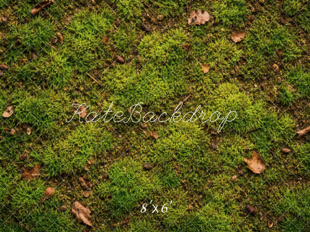 Kate Mossy Ground Leaves Texture Floor Backdrop Designed by Vertigo Productions - Image 3