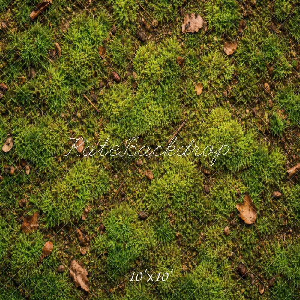 Kate Mossy Ground Leaves Texture Floor Backdrop Designed by Vertigo Productions - Image 7
