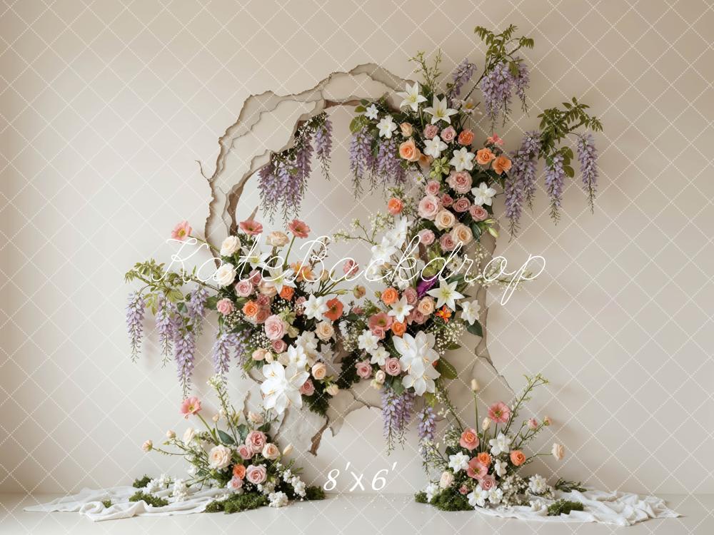 Kate Mother's Day Pastel Flower Wall Backdrop Designed by Mini MakeBelieve - Image 3