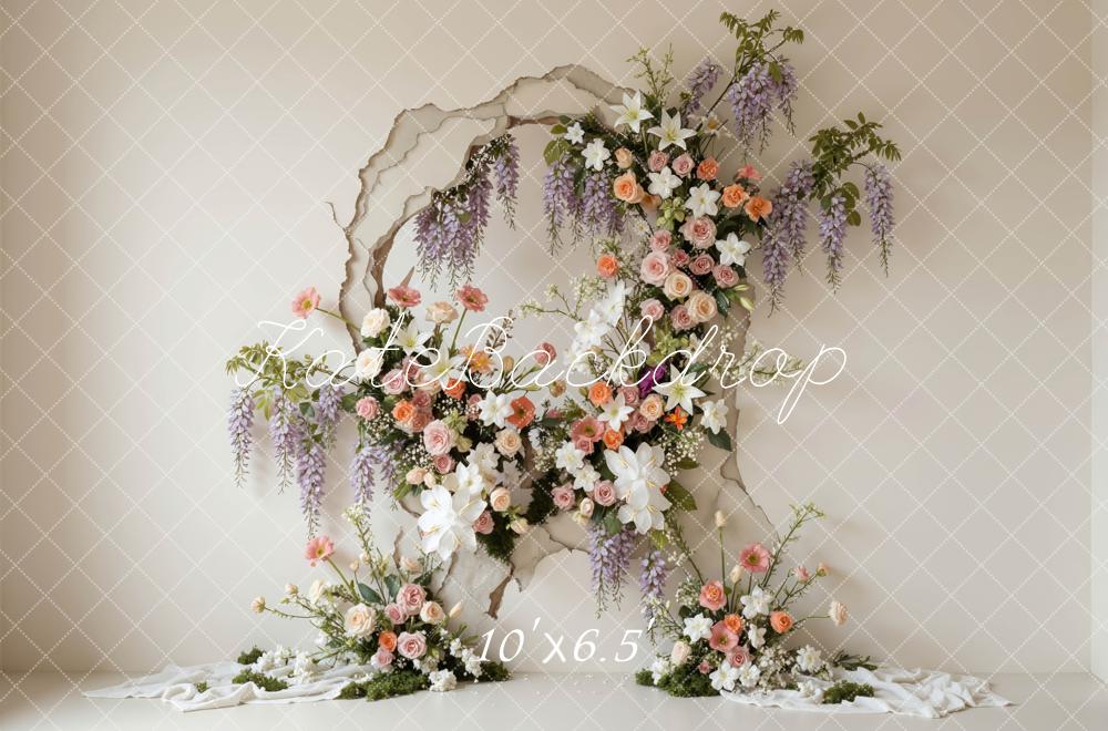 Kate Mother's Day Pastel Flower Wall Backdrop Designed by Mini MakeBelieve - Image 4