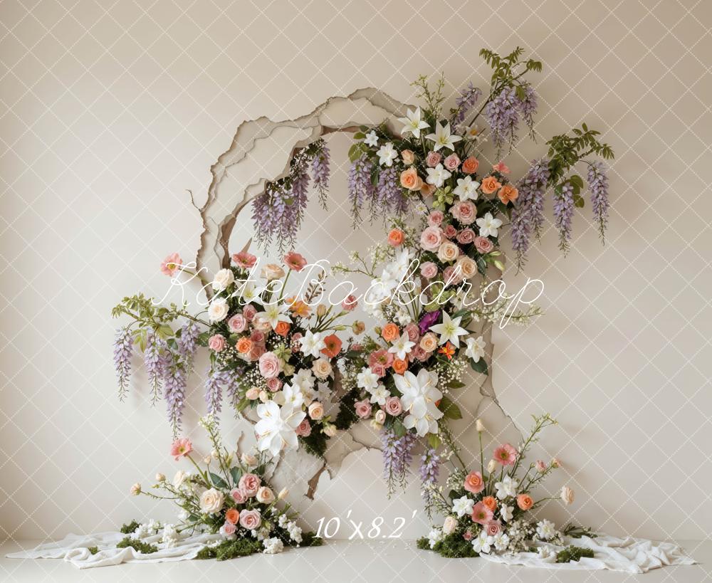 Kate Mother's Day Pastel Flower Wall Backdrop Designed by Mini MakeBelieve - Image 6