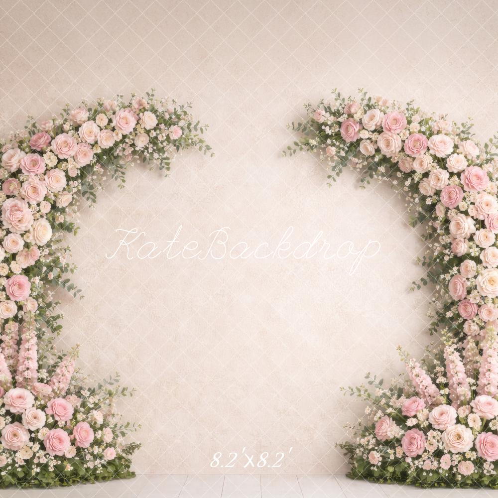 Kate Mother's Day Pink Roses Arch Backdrop Designed by Megan Leigh Photography - Image 5