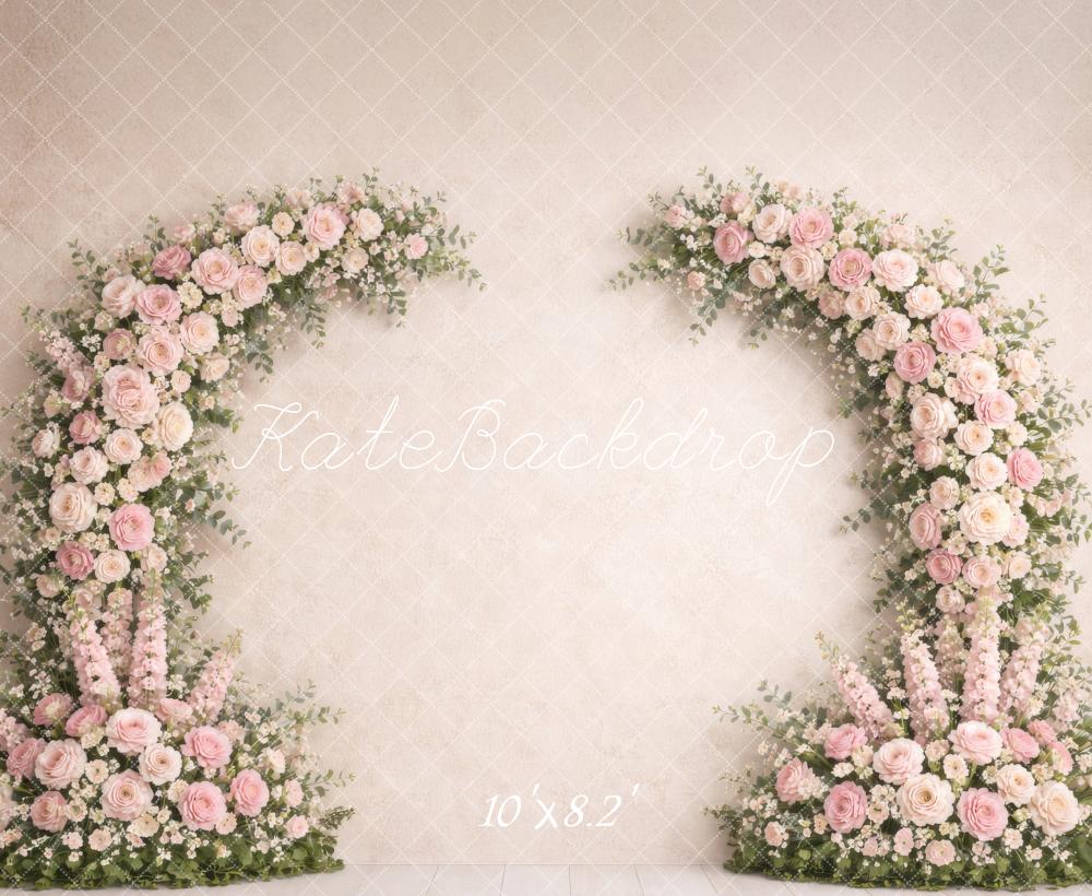 Kate Mother's Day Pink Roses Arch Backdrop Designed by Megan Leigh Photography - Image 6