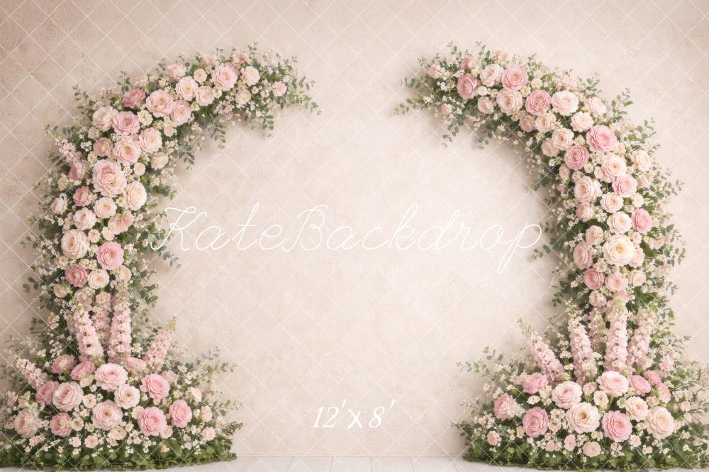 Kate Mother's Day Pink Roses Arch Backdrop Designed by Megan Leigh Photography - Image 8