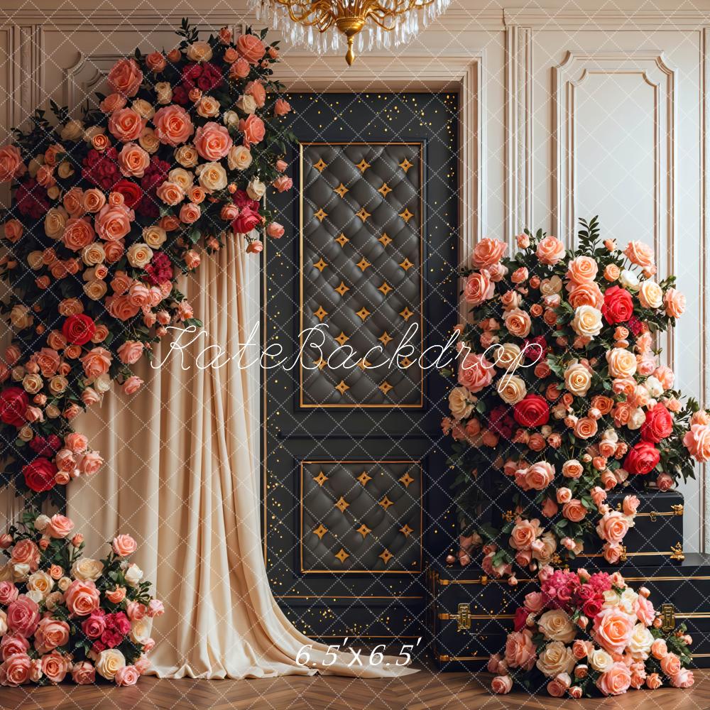 Kate Mother's Day Spring Rose Cream Wall Backdrop Designed by Mini MakeBelieve - Image 2