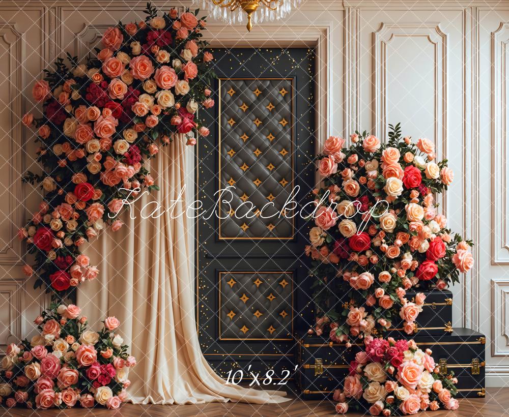 Kate Mother's Day Spring Rose Cream Wall Backdrop Designed by Mini MakeBelieve - Image 6