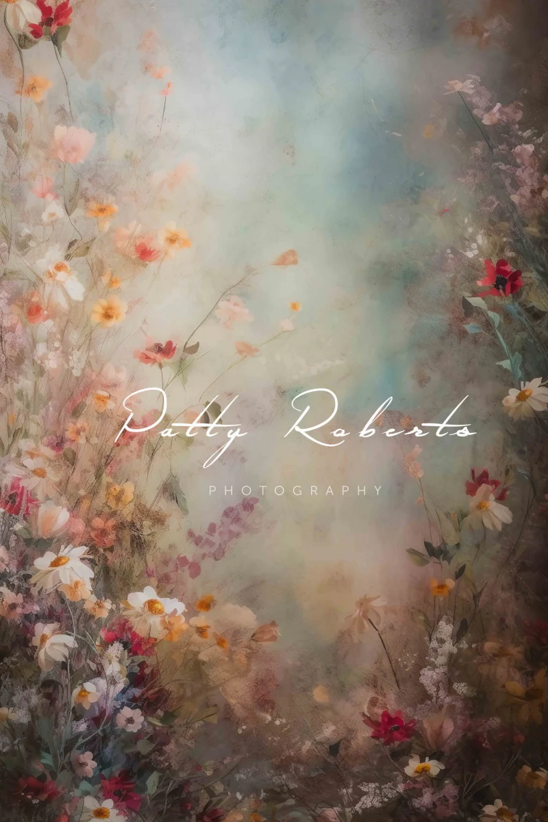 Kate Mystical Blooms Fine Art Flower Backdrop Designed by Patty Robert - Image 2
