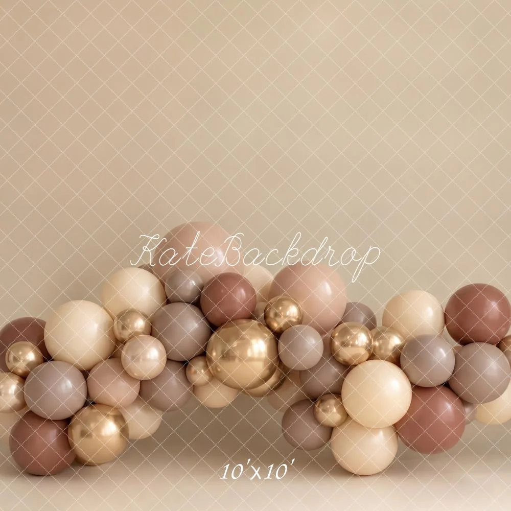 Kate Neutral Balloon Arch Backdrop Designed by Emetselch - Image 7