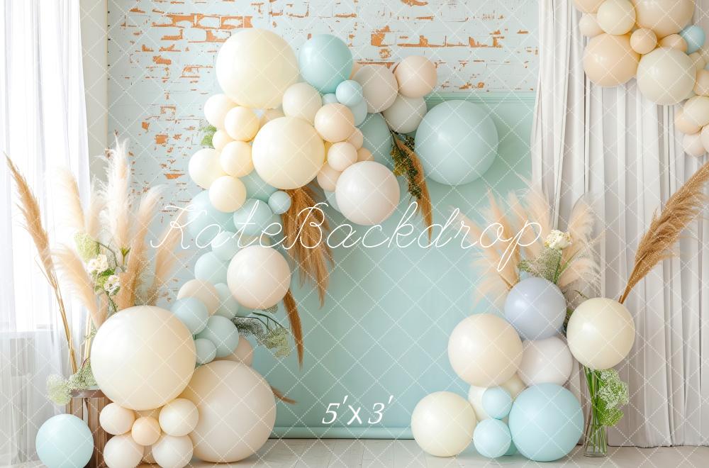 Kate Neutral Boho Balloon Setup Backdrop Designed by Patty Robert - Image 3