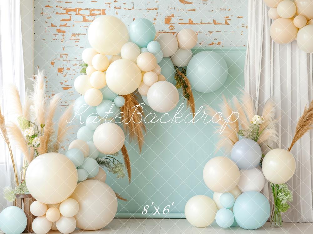 Kate Neutral Boho Balloon Setup Backdrop Designed by Patty Robert - Image 6