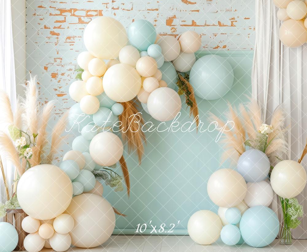 Kate Neutral Boho Balloon Setup Backdrop Designed by Patty Robert - Image 8