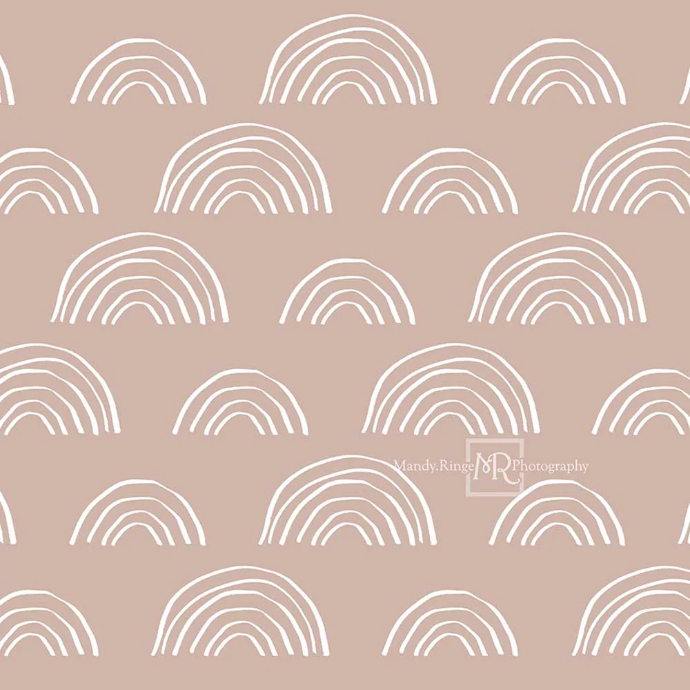 Kate Neutral Boho Rainbow Backdrop Designed by Mandy Ringe Photography - Image 5