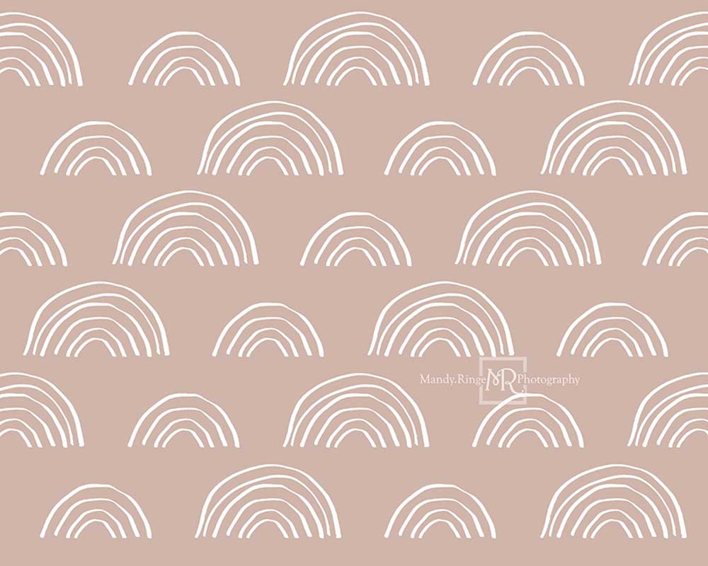 Kate Neutral Boho Rainbow Backdrop Designed by Mandy Ringe Photography - Image 7