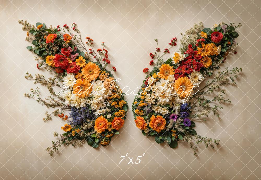 Kate Newborn Flower Butterfly Floor Wall Backdrop Designed by Chain Photography - Image 2