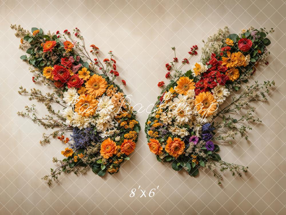 Kate Newborn Flower Butterfly Floor Wall Backdrop Designed by Chain Photography - Image 4