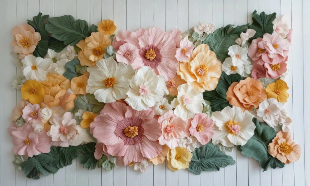 Kate Newborn Flower Rug Rubber Floor Mat Designed by Mini MakeBelieve - Image 3