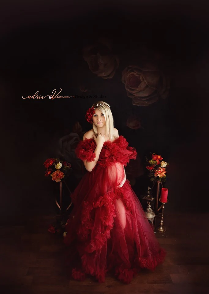 Kate Night Rose Garden Backdrop Designed by Amanda Moffatt - Image 4