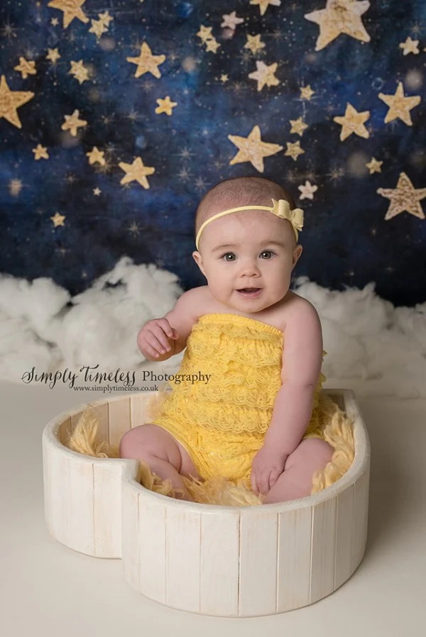 Kate Night Sky Gold Stars Backdrop Designed by Mandy Ringe Photography - Image 7