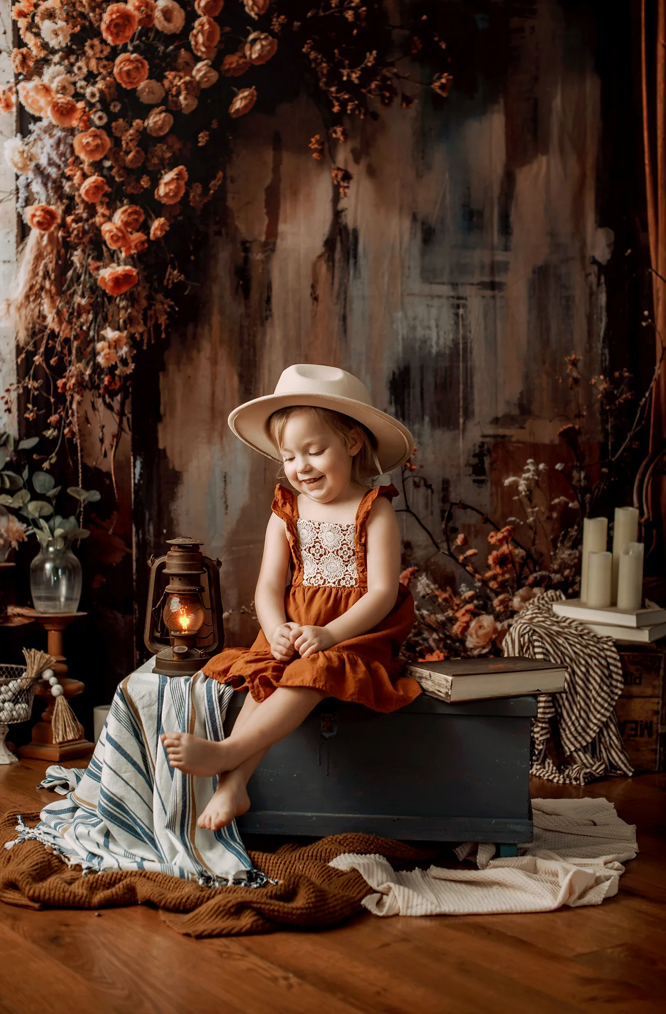 Kate Oil Painting Flowers Abstract Backdrop Designed by Emetselch - Image 3