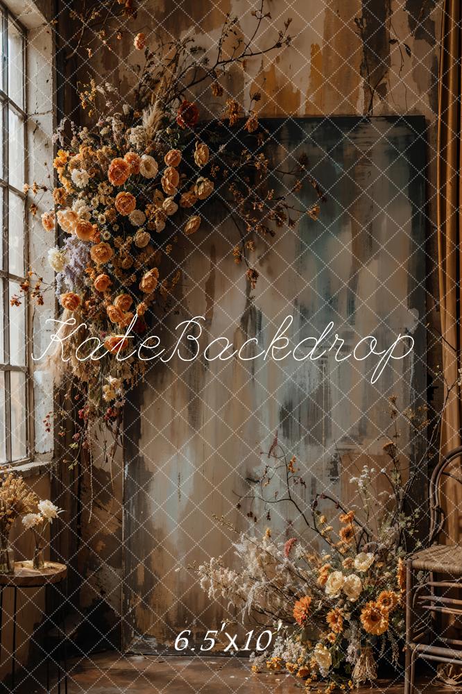 Kate Oil Painting Flowers Abstract Backdrop Designed by Emetselch - Image 6