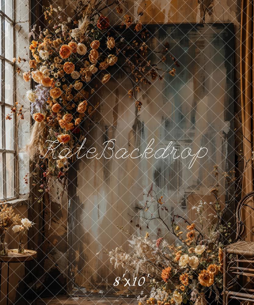 Kate Oil Painting Flowers Abstract Backdrop Designed by Emetselch - Image 7
